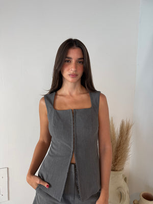 Square Neck Top & Short Set