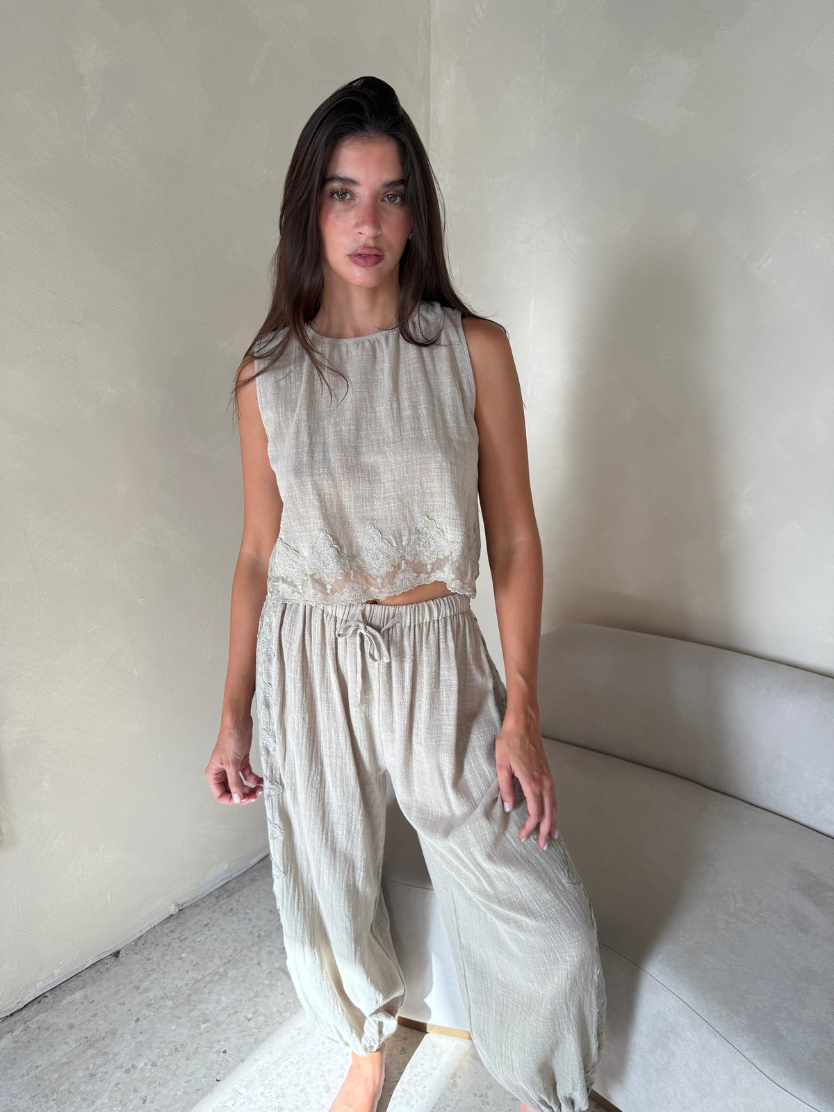 Sage Gauze Set