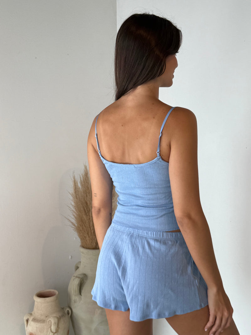 Pointelle Cami Top & Short Set