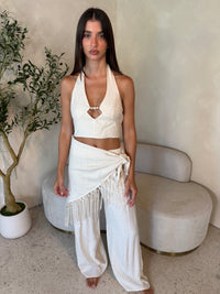 Ivory Fringe 3pc Set