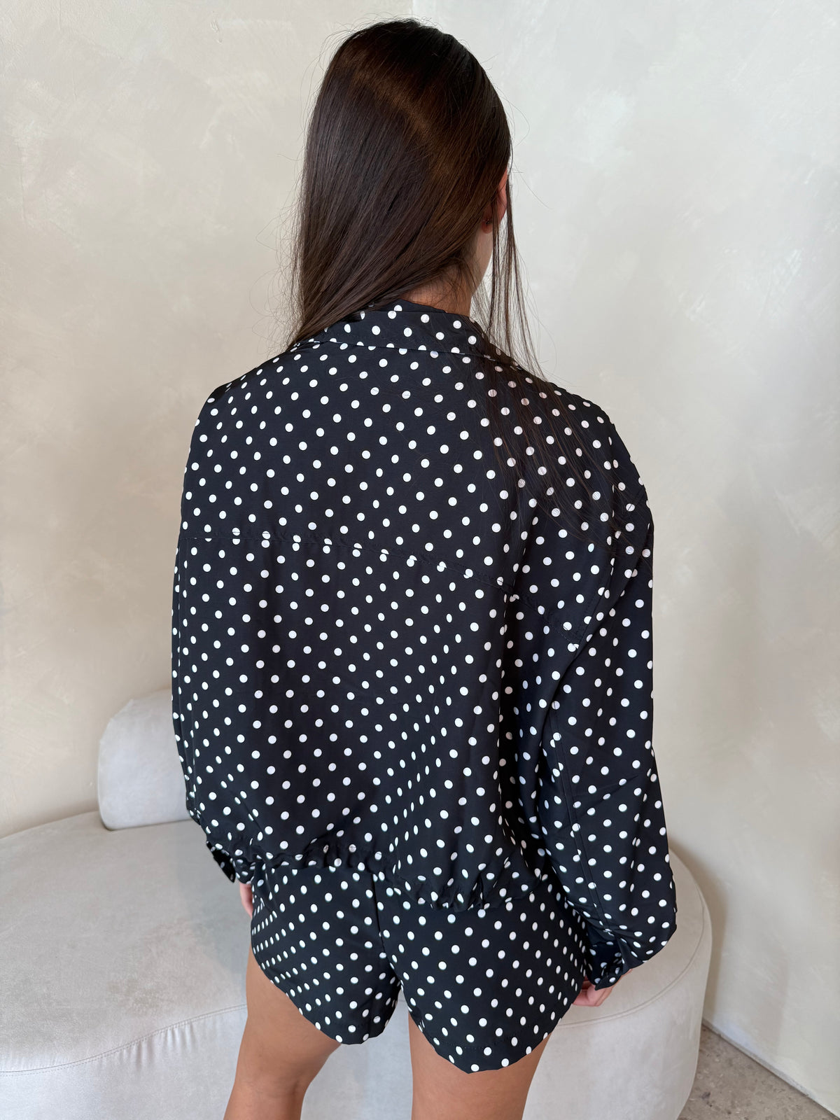 Polka Jacket & Short Set