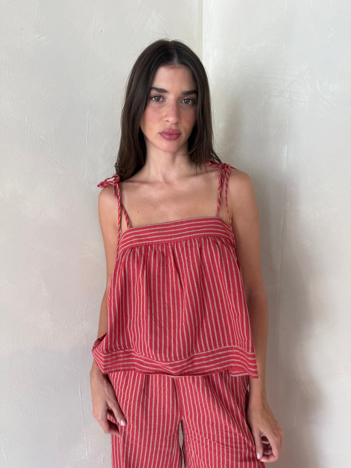 Stripe Top & Pant Set