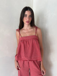 Stripe Top & Pant Set