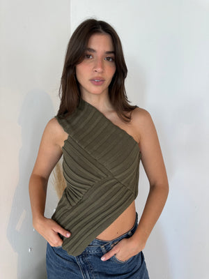 Asymmetrical Knit Top