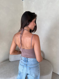 Mauve Lace Bodysuit