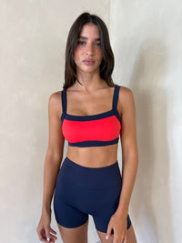 Navy Biker Shorts