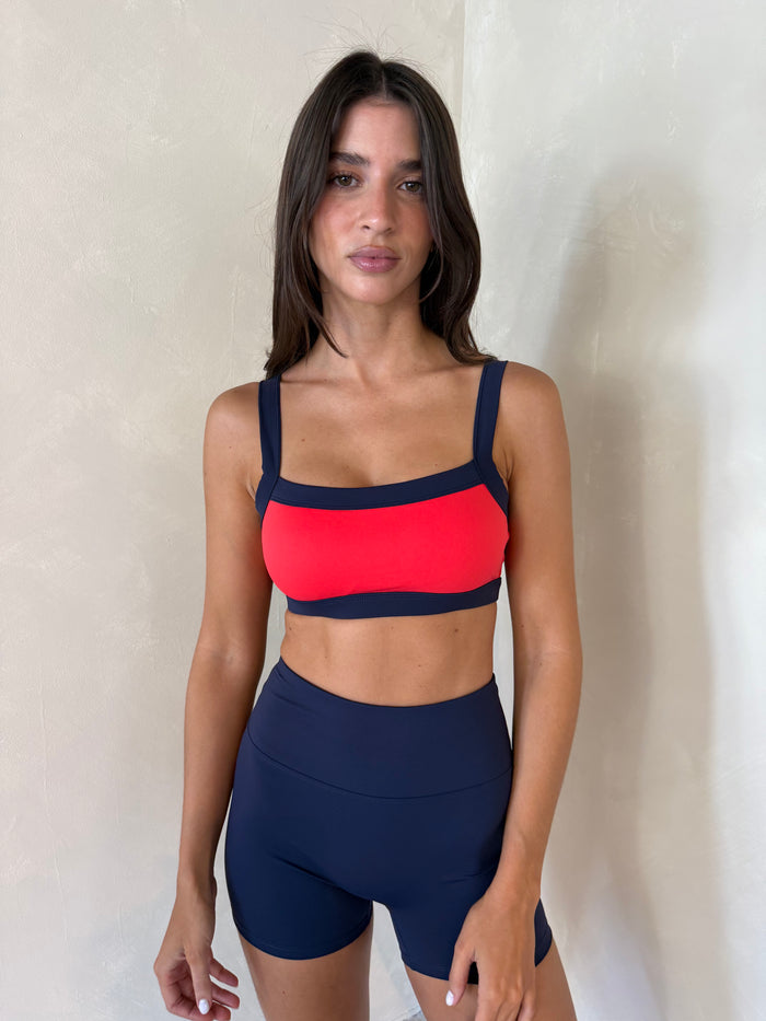 Navy Biker Shorts