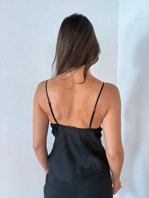 Floral Satin Cami Top