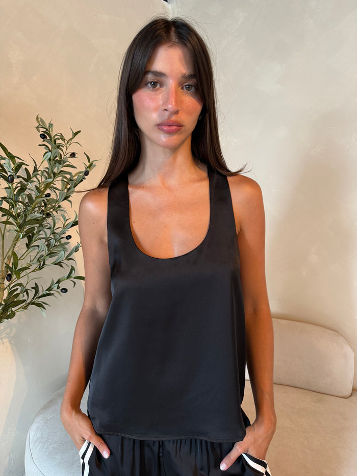 Satin Basic Top