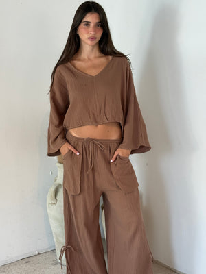 Brown Gauze Set