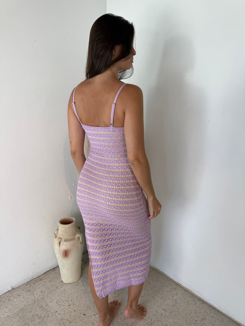 Twist Front Cut Out Midi Dress