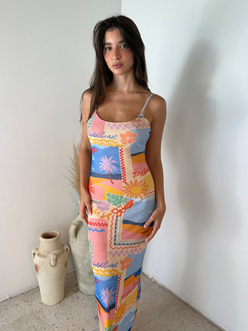 Beach Mesh Maxi Dress