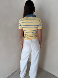Wide White Jeans