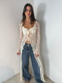 Floral Lace Long Top