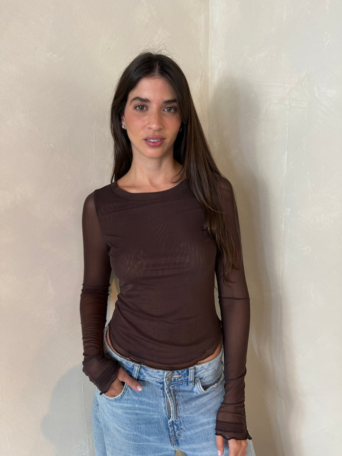Mesh LS Top