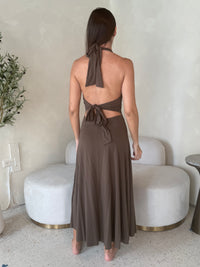 Halter Neck Maxi Dress