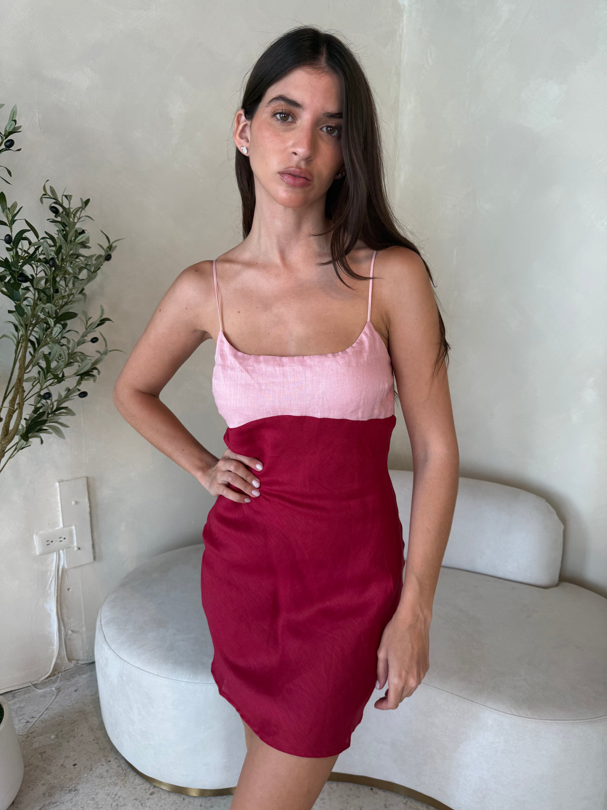 Pink 2 Tone Dress