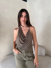 Cargo Linen Skirt