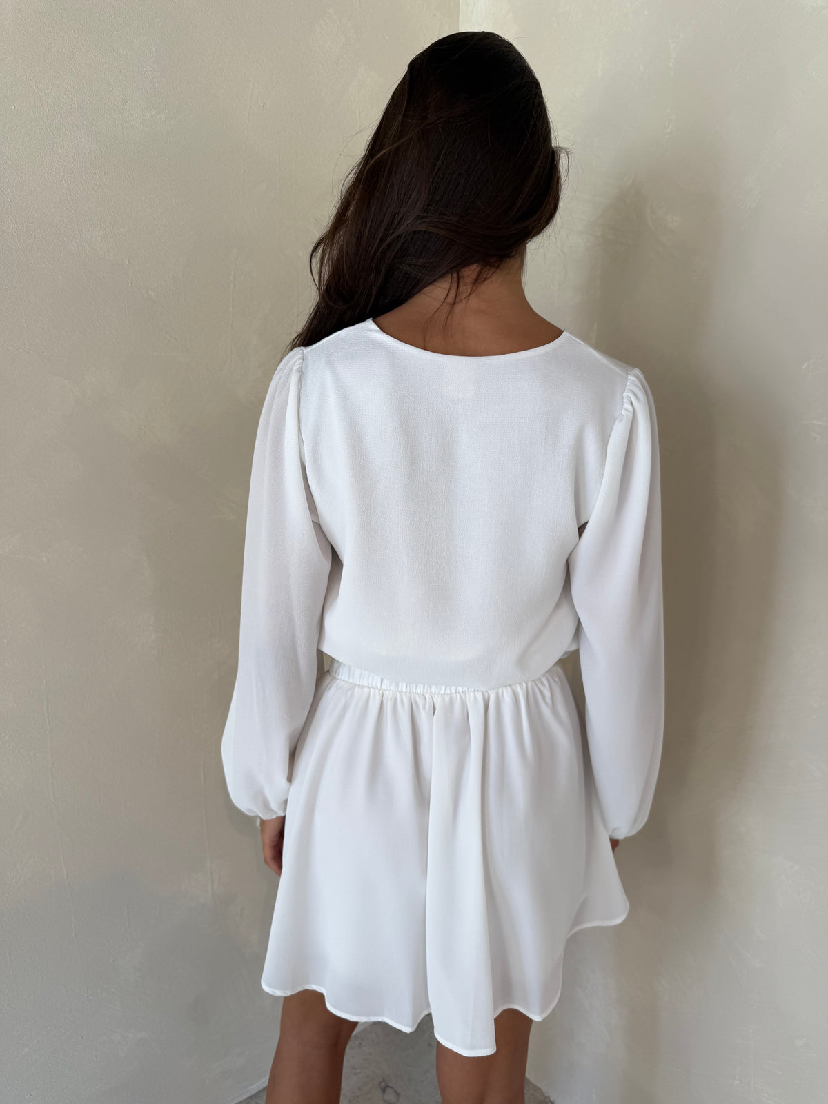 White LS & Skort Set