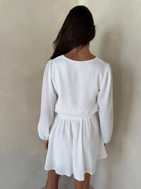 White LS & Skort Set