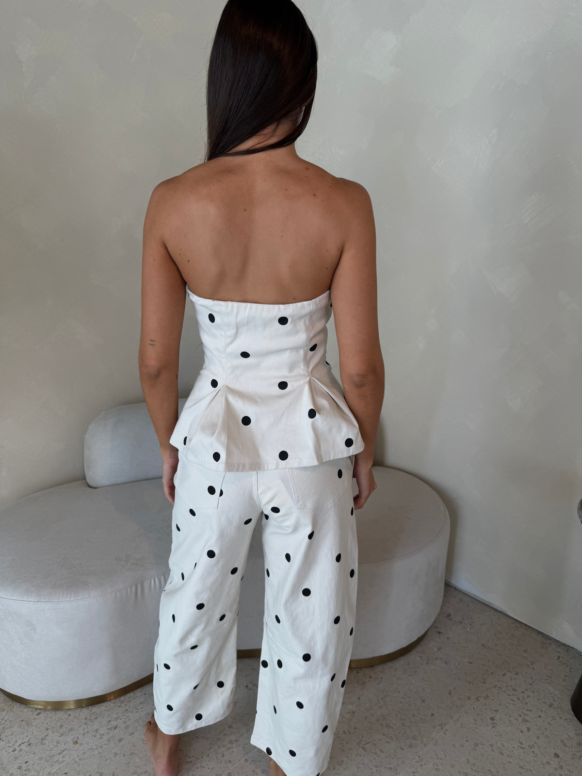 Polka Dot Top & Pants Set