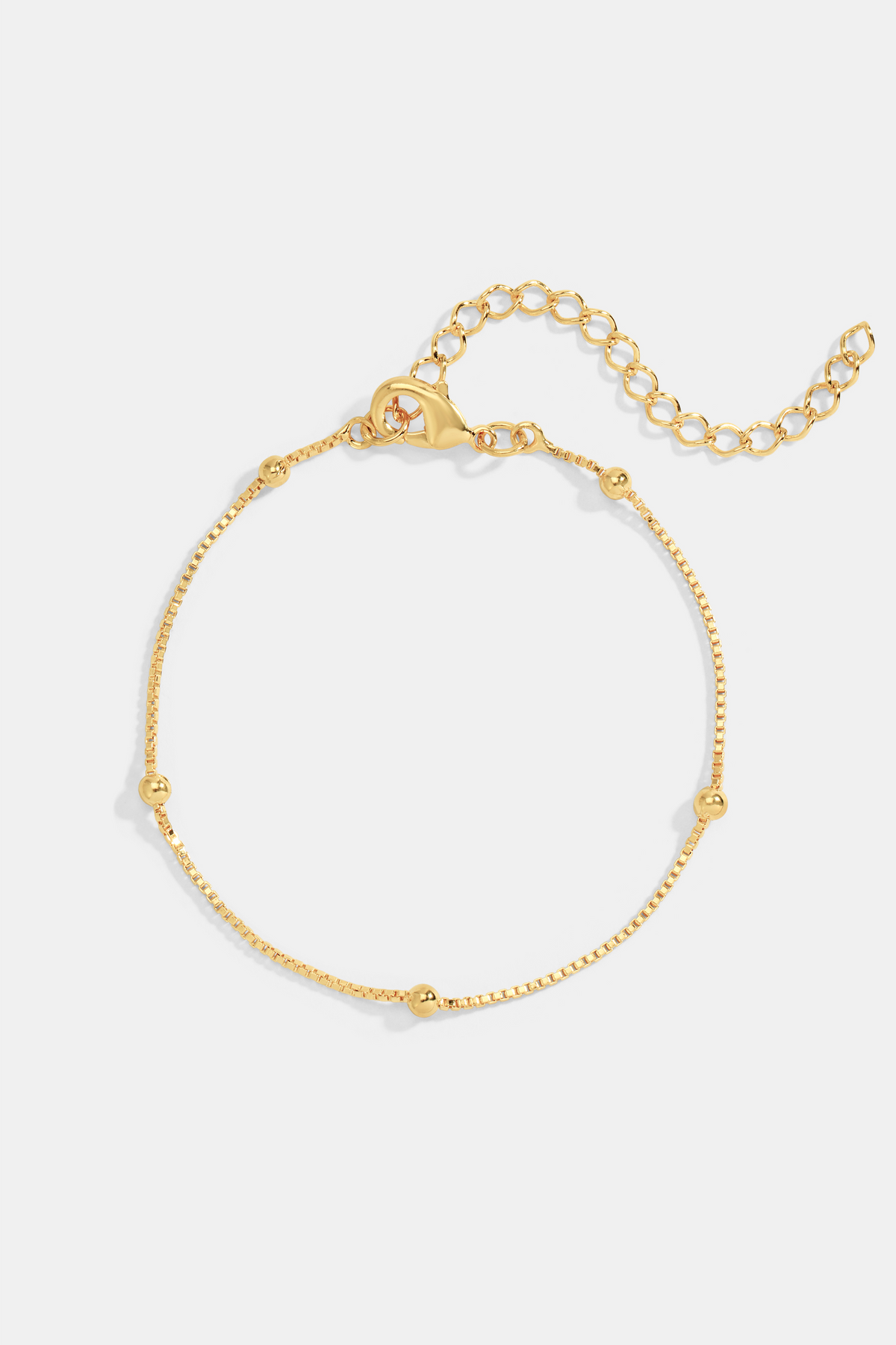 BEADED CHAIN BRACELET