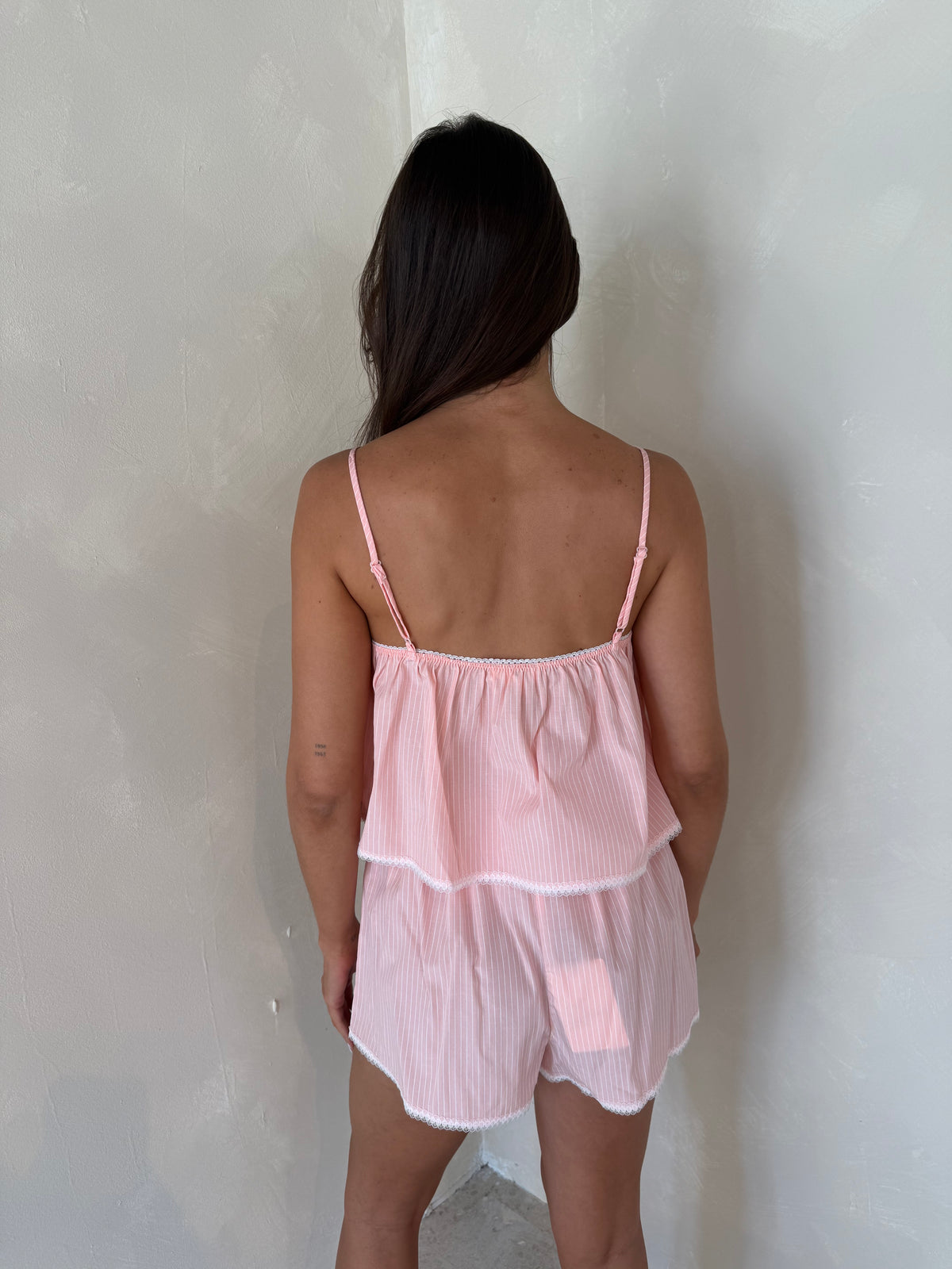 Peach Striped Set