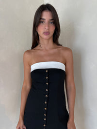 Black Tube Top & Short Set