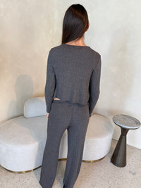 Charcoal Ribbed 3pc Set