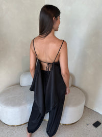 Satin Back Tie Top