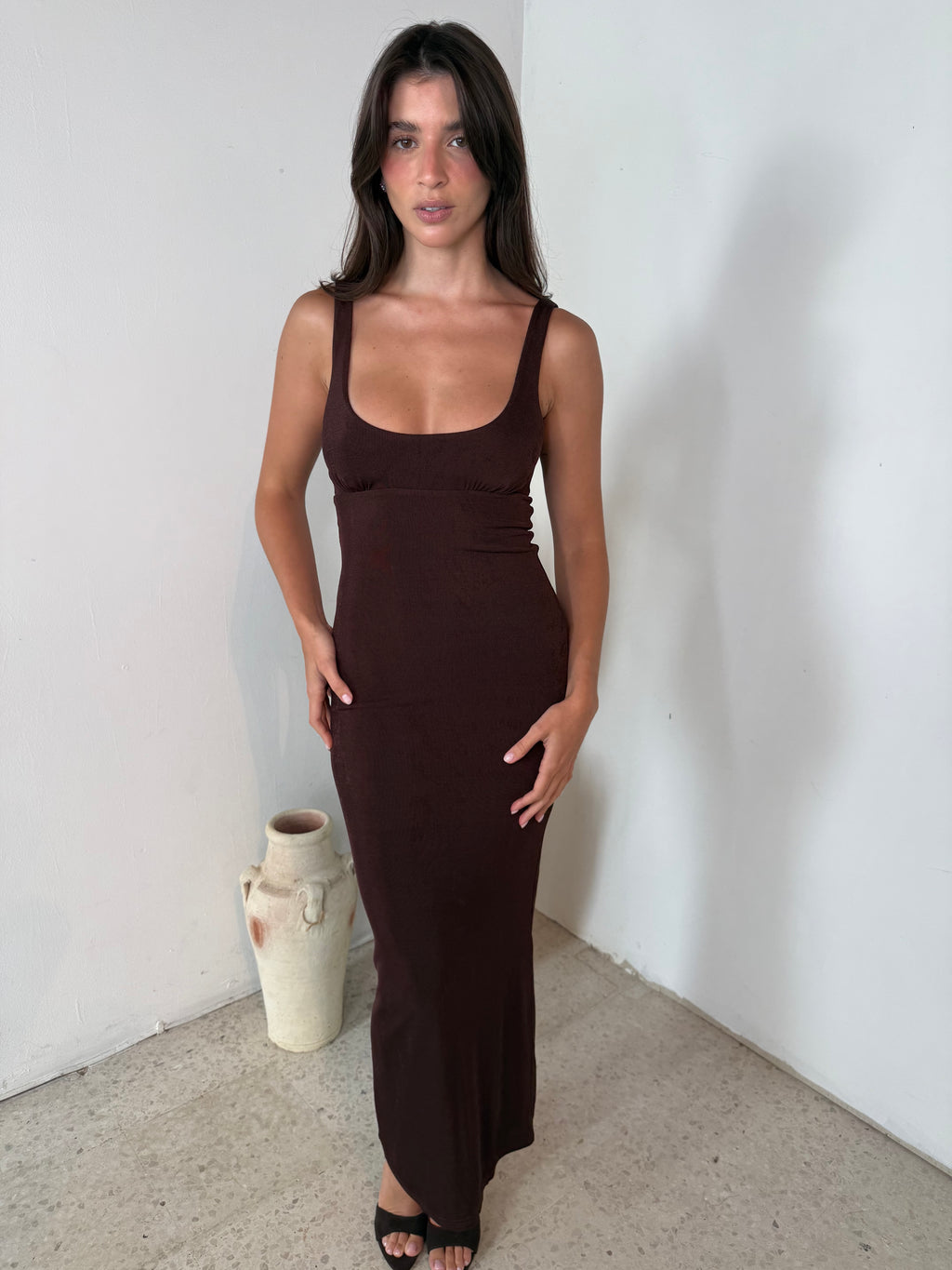 Fitted Midi Dress