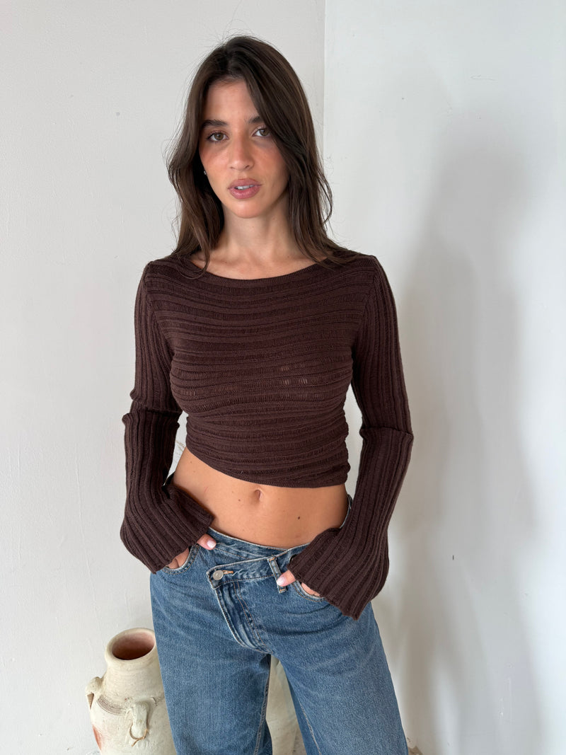 Knit LS Top