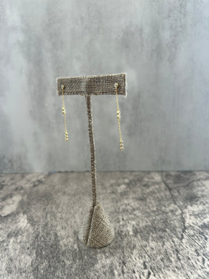 Long Mini Diamonds Earrings