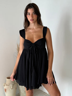 Black Mini Sun Dress