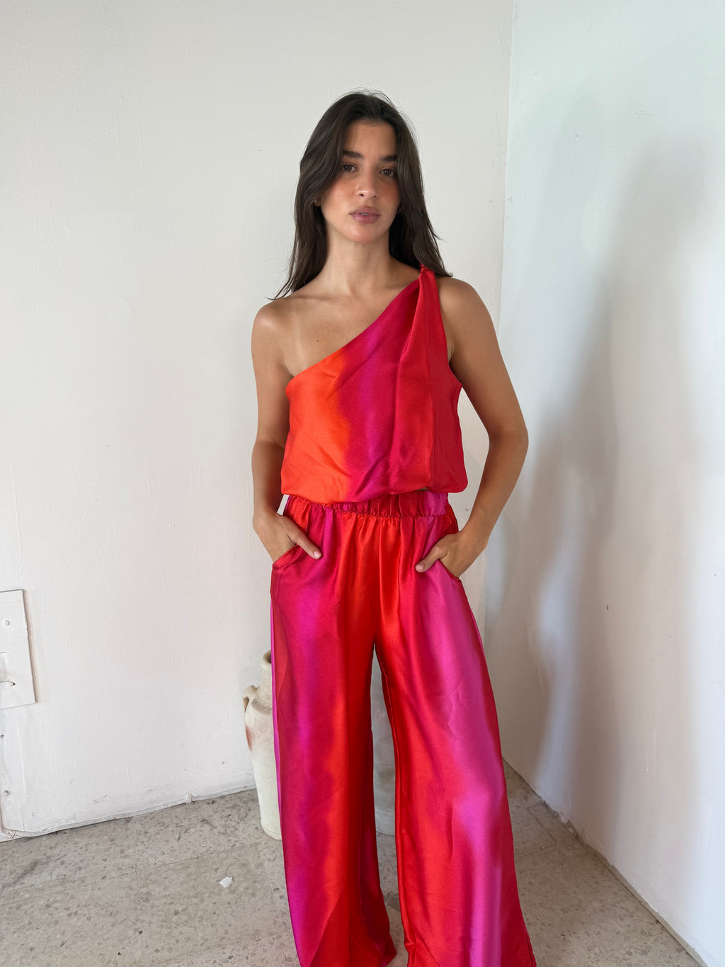 Satin 2pc Colored Set