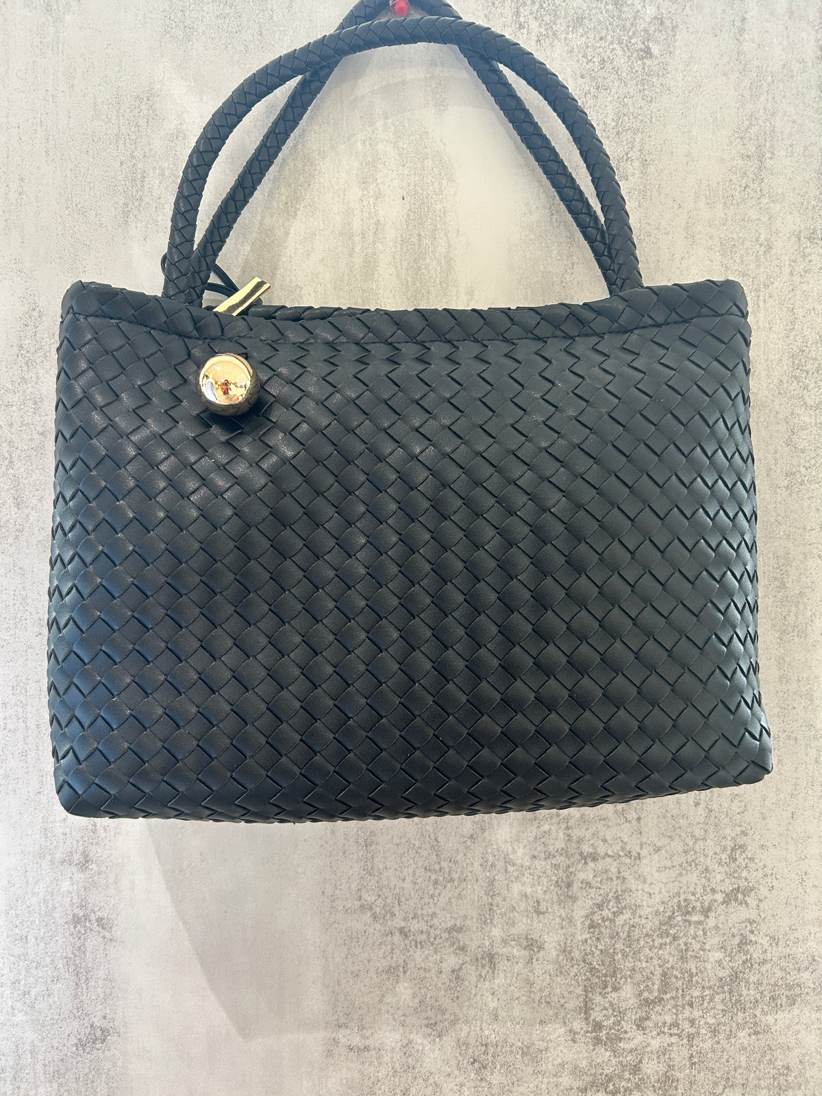 Gold Detail Braided Bag