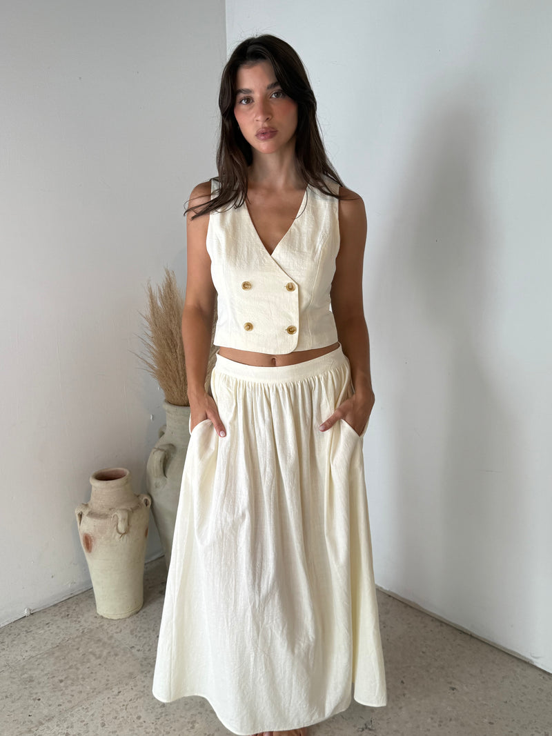 Vest Top & Skirt Set