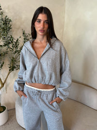 Grey Lounge Hoodie & Jogger Set