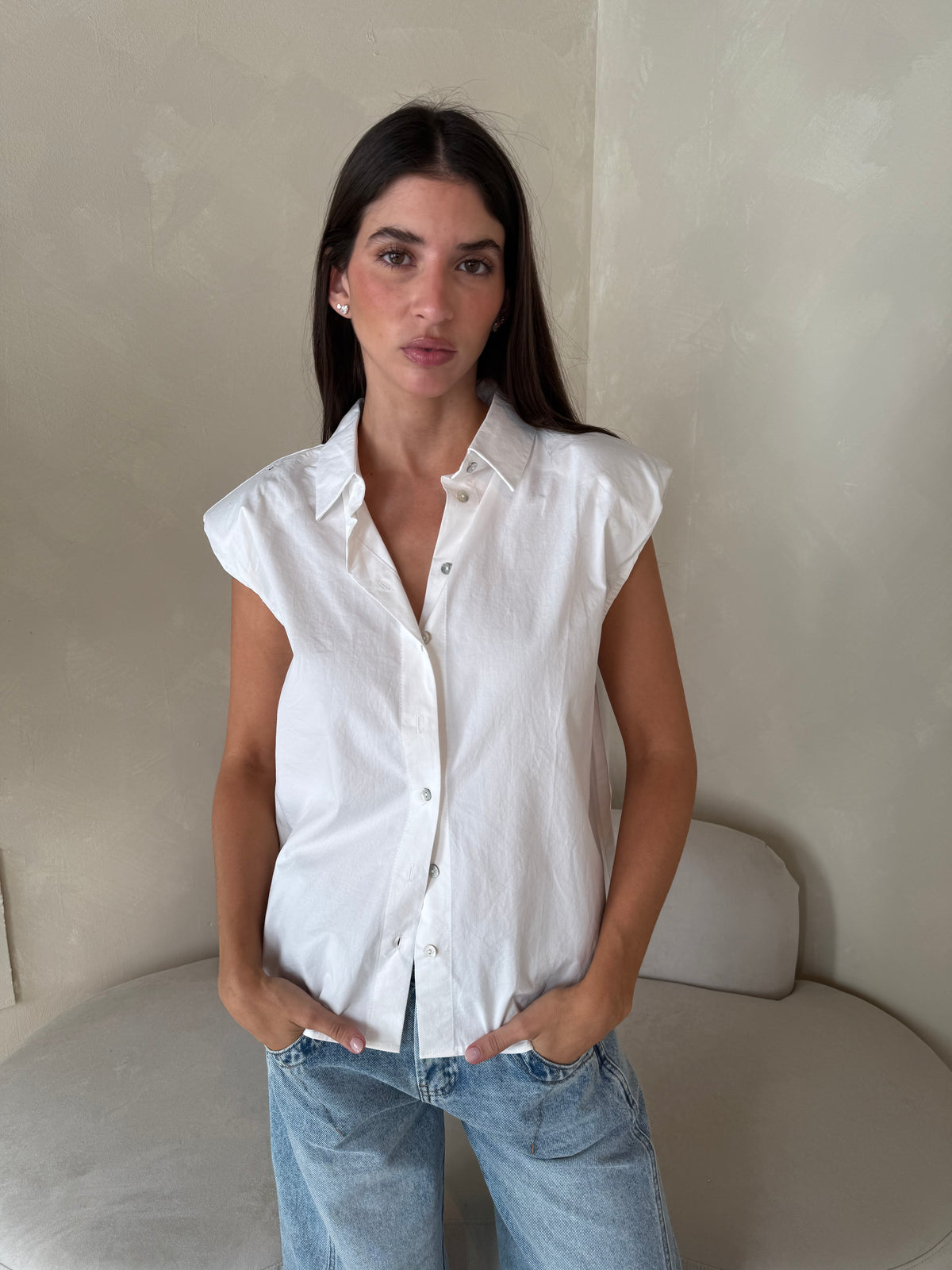 Shoulder Pad SS Shirt