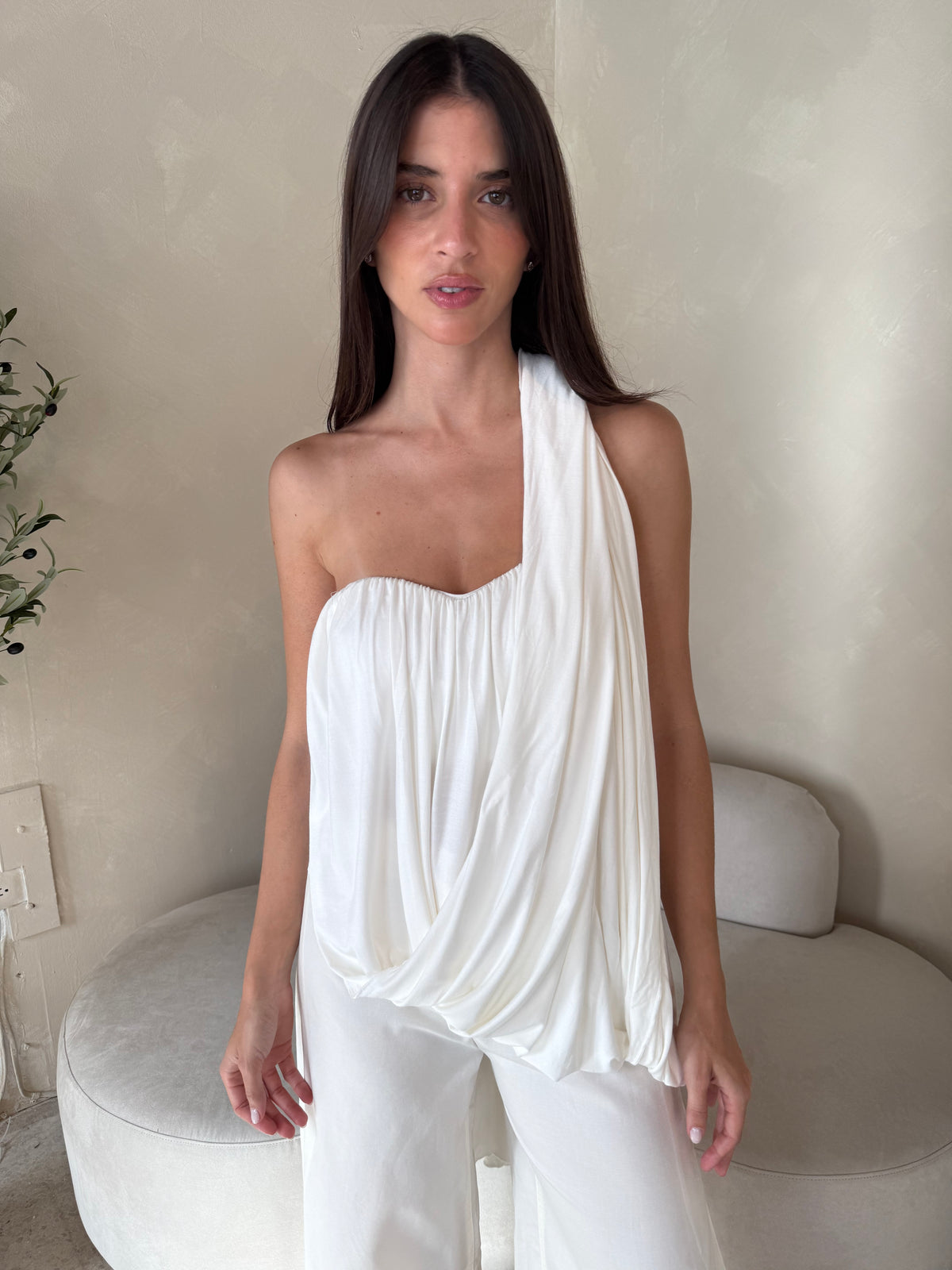 Scarf Tube Top