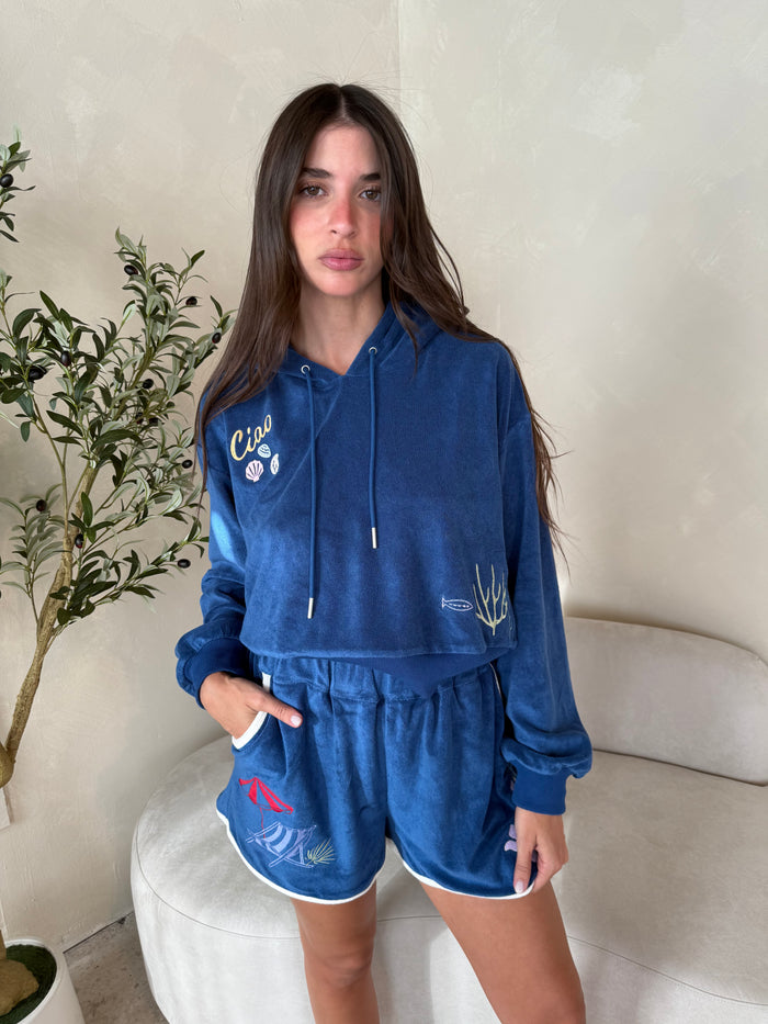 Terry Jacket & Short Set