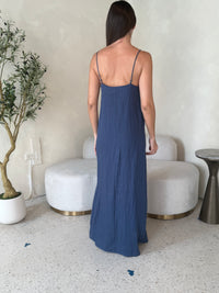 Linen Strappy Dress