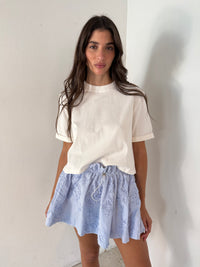 Stripe PaperBag Skirt