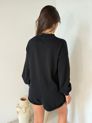 LS Button Romper