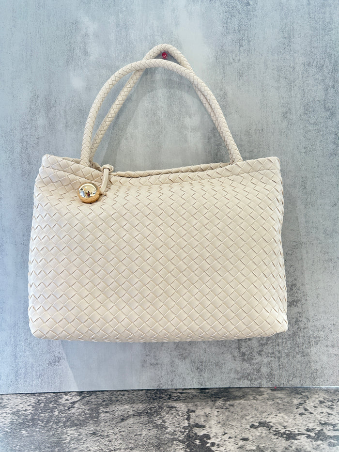 Gold Detail Braided Bag