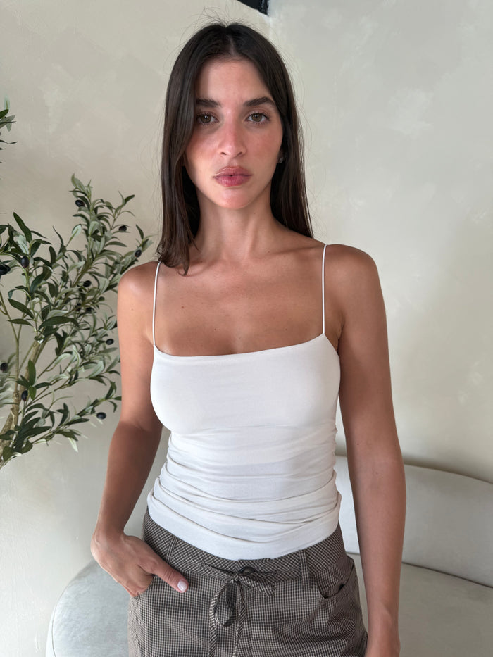 Ivory Strappy Top