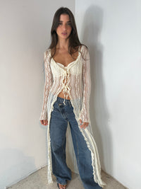 Floral Lace Long Top