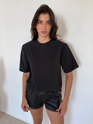 SS Top with Shoulder Pads