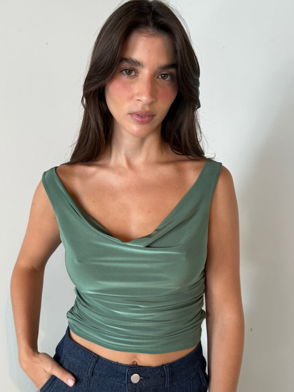 Kale Cowl Top