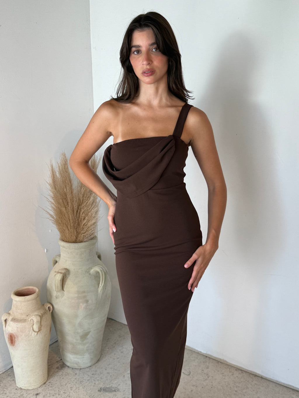 Chocolate Midi Dress